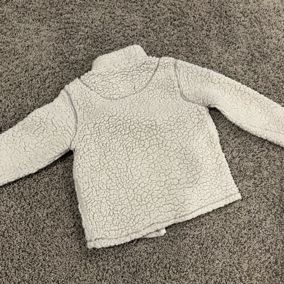 Free People Kids Textured Sherpa Jacket, size 7 - Picture 7 of 7